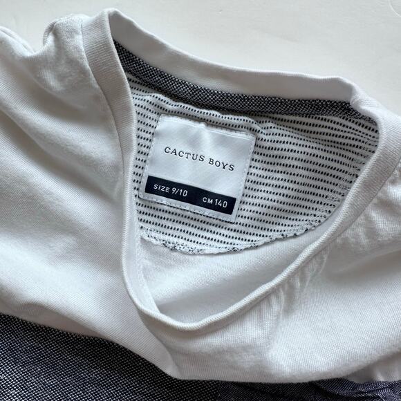 Cactus Boys Color Block T-Shirt Size 9/10 - Picture 3 of 4